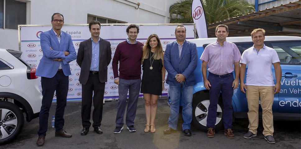 Kia Canarias colabora con la Vuelta a España en Vehículo Eléctrico